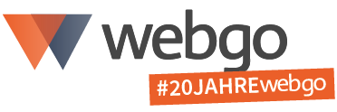 20 Jahre webgo GmbH! Logo von Webhosting und Server Provider webgo GmbH