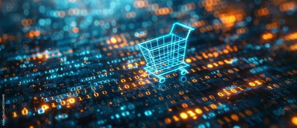 Erstellen Sie Ihren eigenen Onlineshop für Verkäufe im WorldWideWeb! Nutzen Sie die Onlineshop Funktion unseres Baukastens oder wählen eines der beliebten Shop CMS Lösungen für Ihren optimalen Webshop! Im Bild ein digitaler Warenkorb.