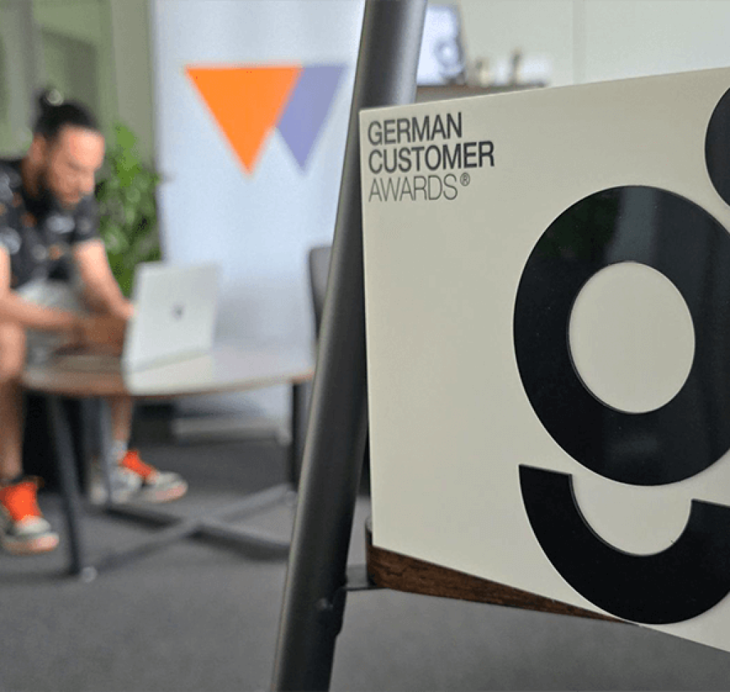 Head of Marketing Marcel El-Ghori hielt ein Interview rund um den Gewinn der German Customer Awards 2024.