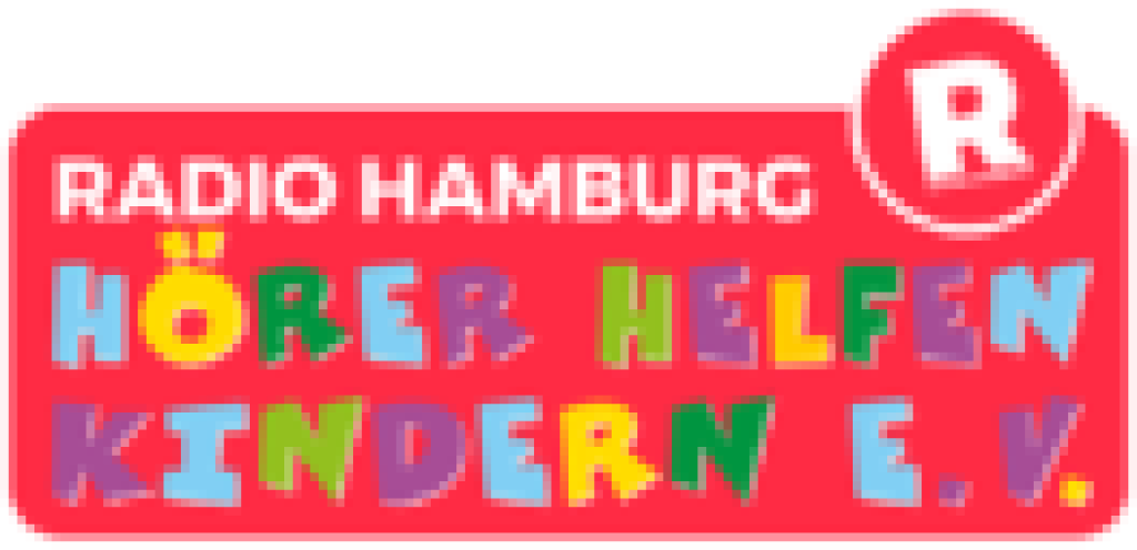 Logo der Hörer Helfen Kindern e.V. von Radio Hamburg - Verein zur Kinder- und Jugendhilfe in Hamburg, Schleswig-Holstein und Niedersachsen.