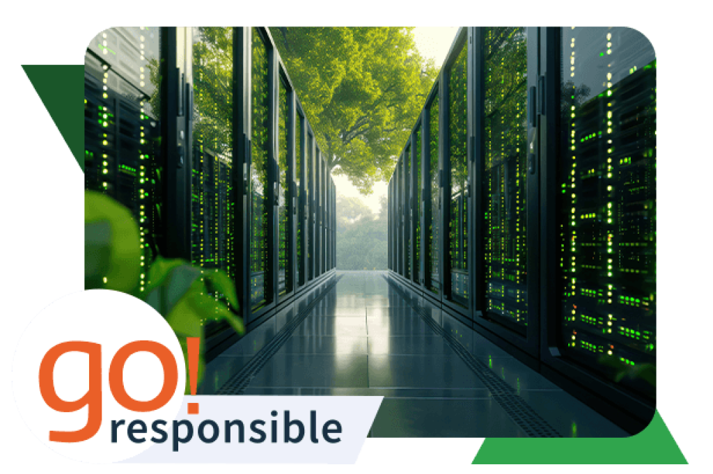 Das Ziel von webgo als Hosting-Unternehmen ist, unseren ökologischen Fußabdruck so gering wie möglich zu halten und mit gutem Beispiel voranzugehen!.