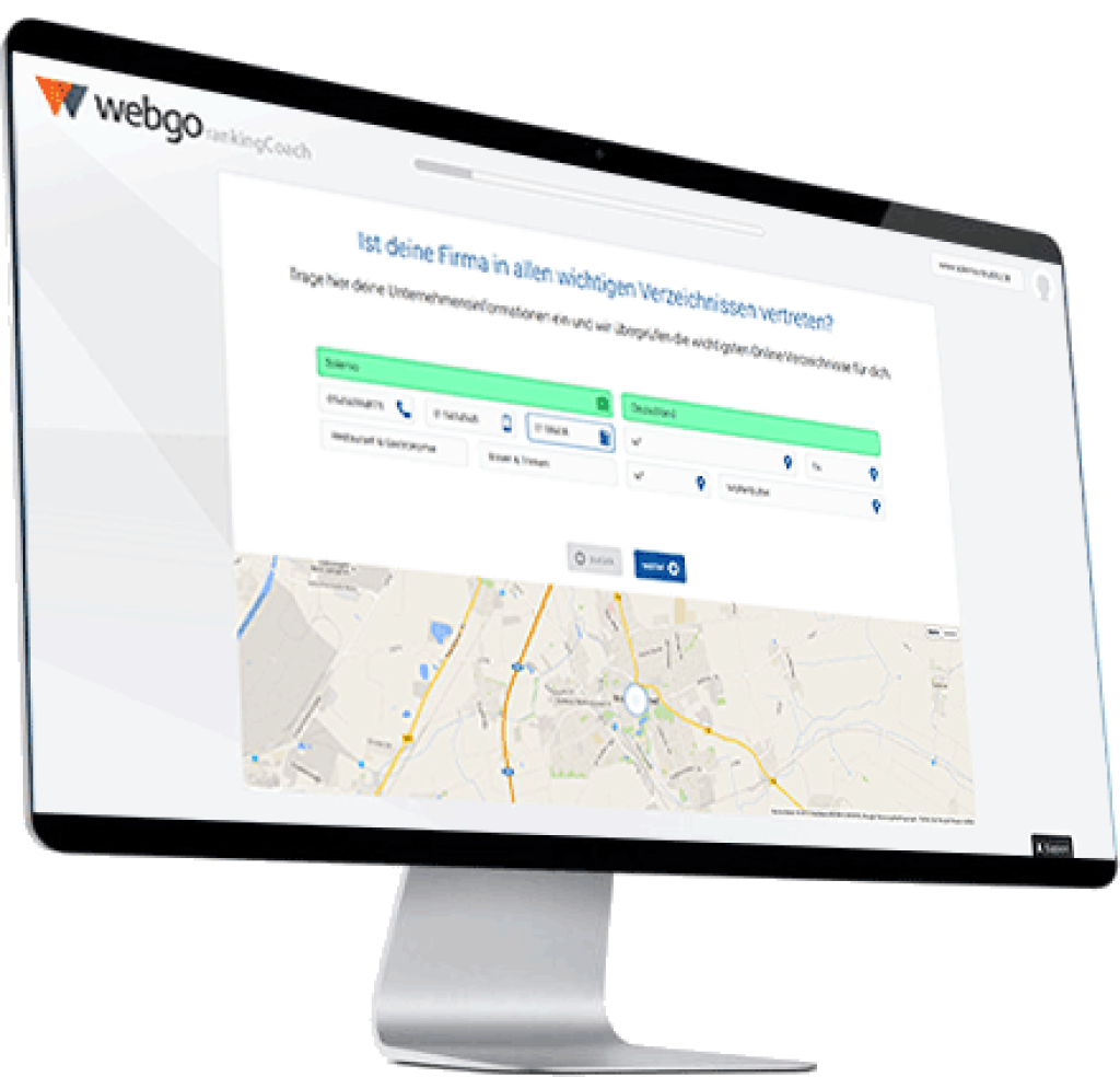 Mit dem webgo listingService erreichen Sie mit minimalem Aufwand,
maximale Sichtbarkeit!.