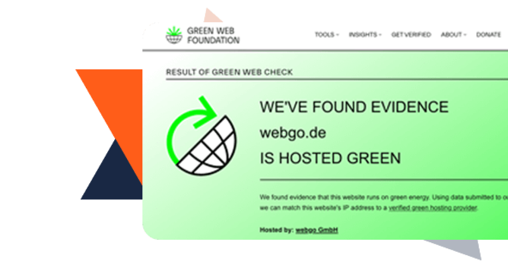 Die Green Web Foundation ist eine gemeinnützige Organisation, die das Ziel verfolgt, das Internet bis 2030 von fossilen Brennstoffen zu befreien. Als die webgo GmbH unterstützen wir das!.